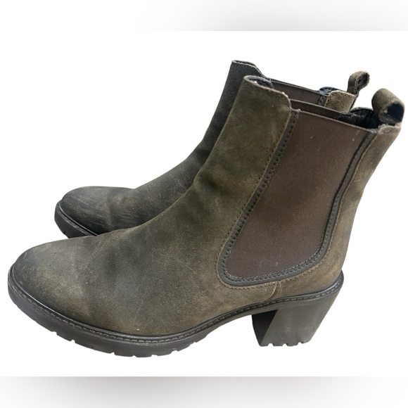 Thursday Leather Chunky Heel Chelsea Boots - Women's Size8.5 - Brown - Picture 3 of 7